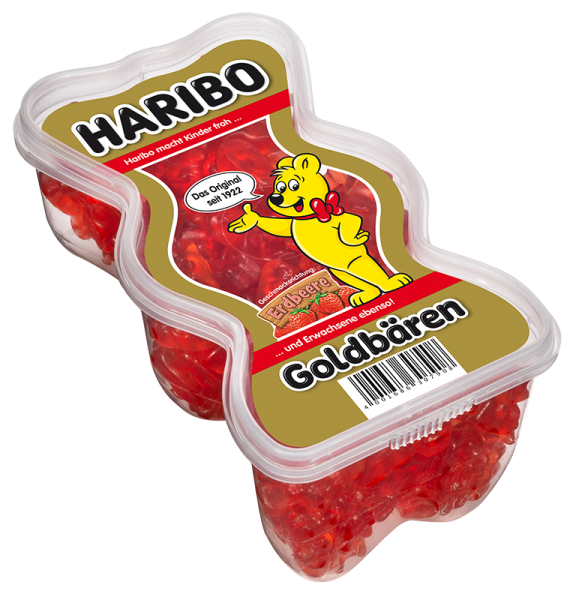 Haribo Goldbären - Erdbeere - Limited Edition- Fruchtgummi - Dose 450g
