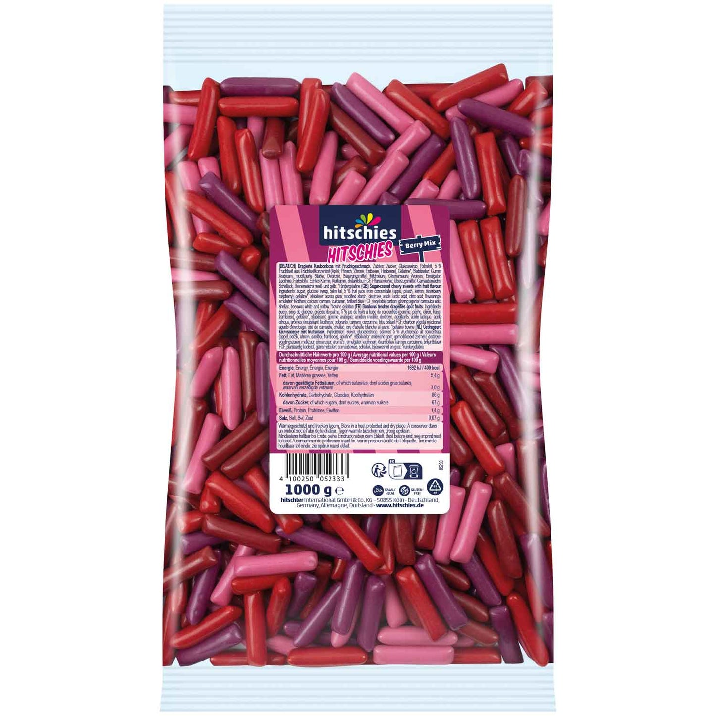 hitschies Berry Mix Kaubonbon 1Kg