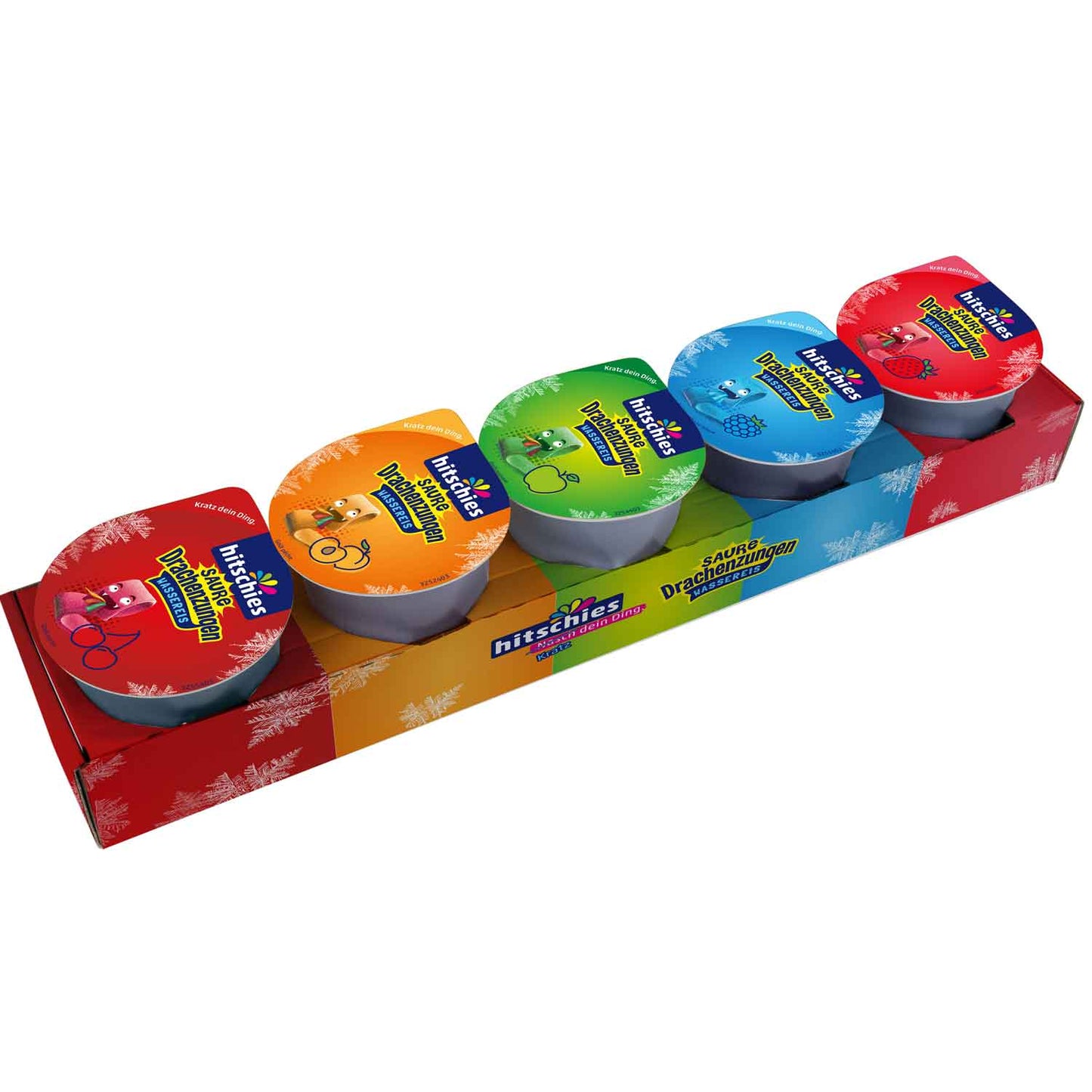 hitschies Saure Drachenzungen Wassereis 5x160ml