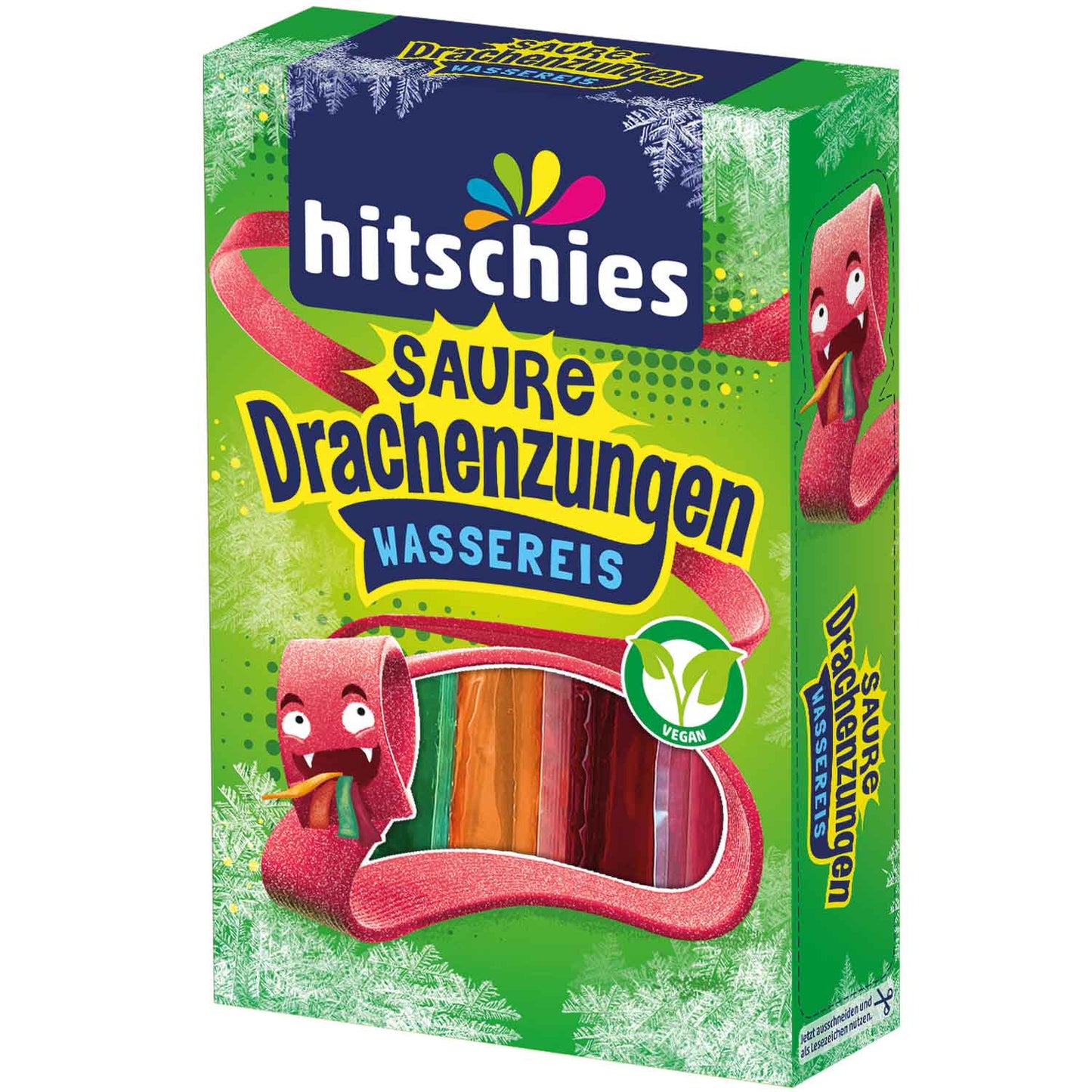 Hitschies Saure Drachenzungen Mix 10x40ml Wassereis