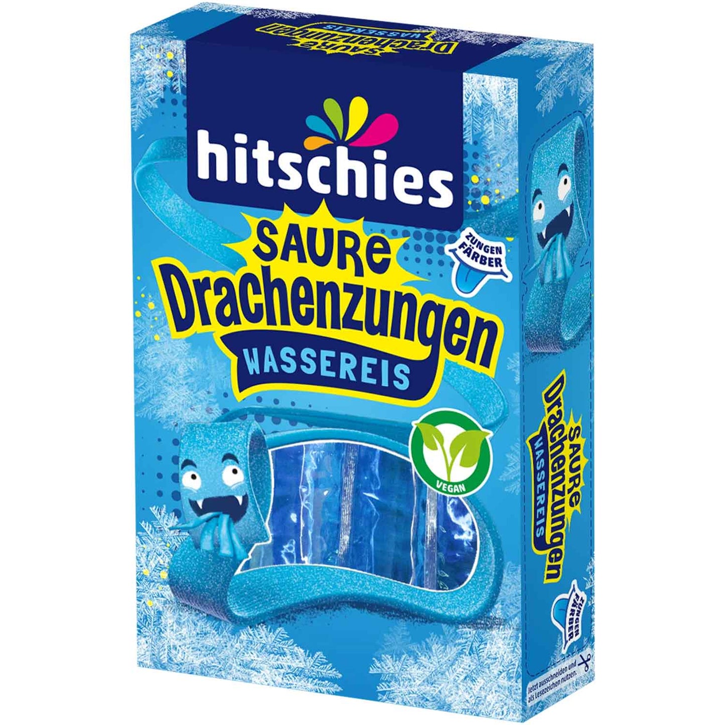 Hitschies Saure Drachenzungen blau 10x40ml Wassereis