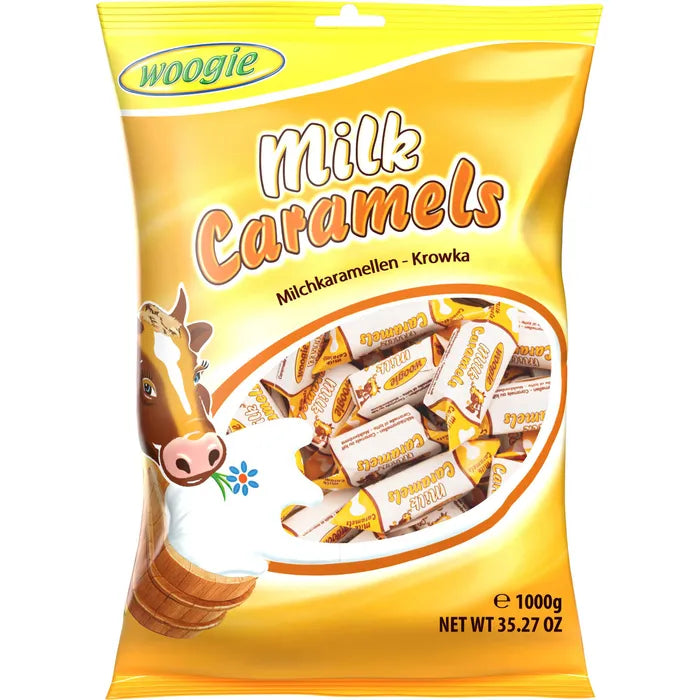 Woogie - Karamellbonbons Milk Caramels, Weichkaramell 3 kg