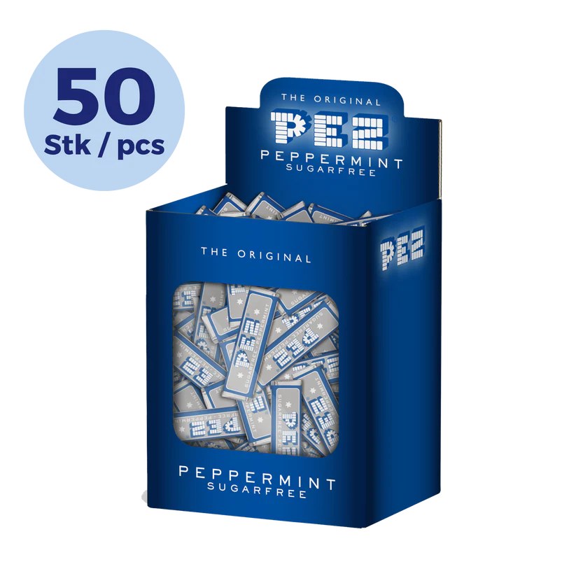 PEZ Bonbons PEZ Mint XXL Großpackung 50 Stück