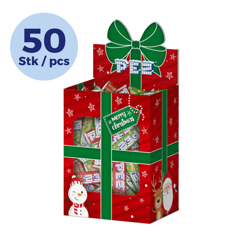 PEZ Bonbons X-Mas Geschenkbox 50 Stück