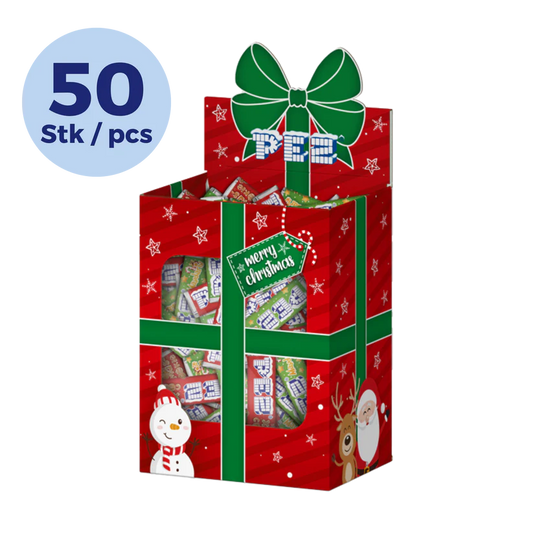 PEZ Bonbons X-Mas Geschenkbox 50 Stück