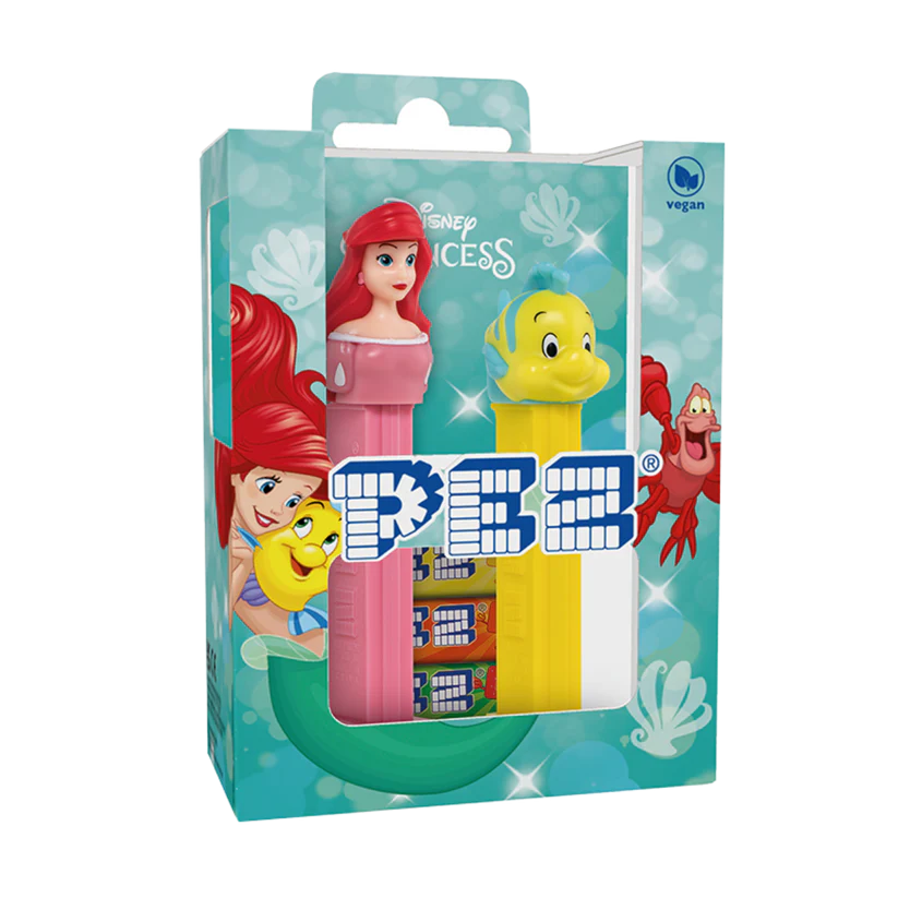 PEZ Geschenkset Little Mermaid Arielle und Fabius