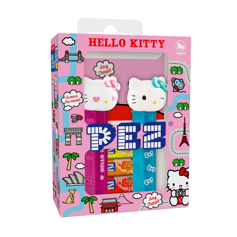 PEZ Geschenkset Hello Kitty - Verliebt und Zwinkernd