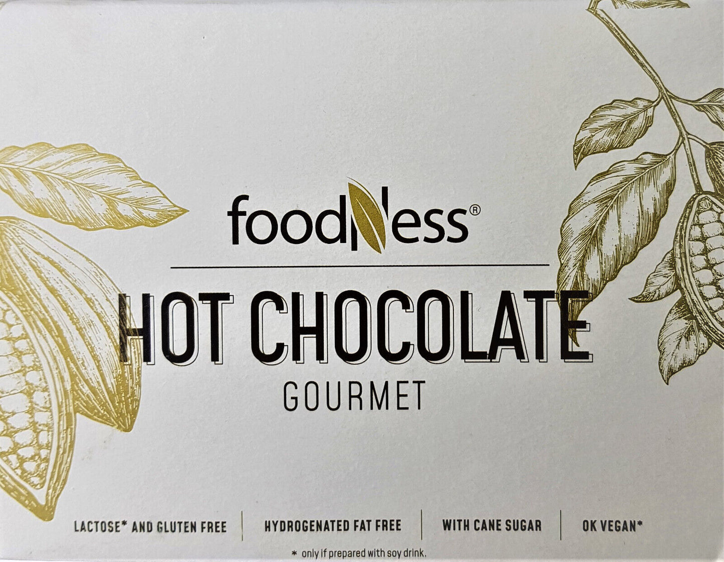 FoodNess Heiße Gourmet Trinkschokolade - Orange & Zimt - 15 x 30g Beutel