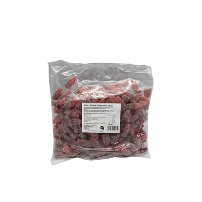 Saure Fruchtgummi-Cherry Colaflaschen 2 kg