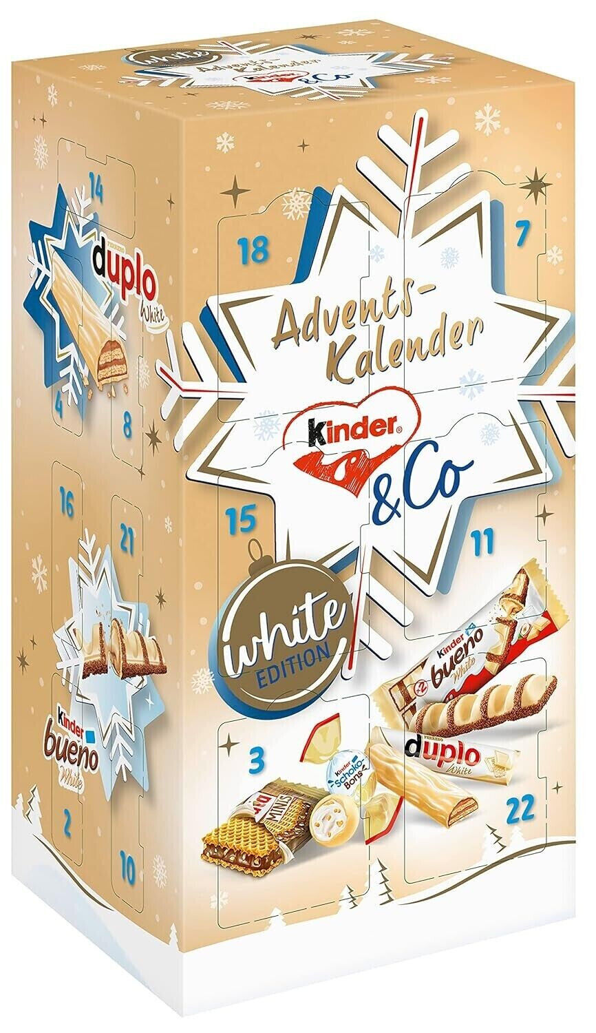 Ferrero Kinder White Edition ADVENTSKALENDER 263g