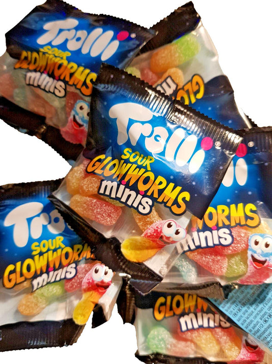 Trolli - Saure Glühwürmchen-Minibeutel-Wurfmaterial-Give Away-Karneval