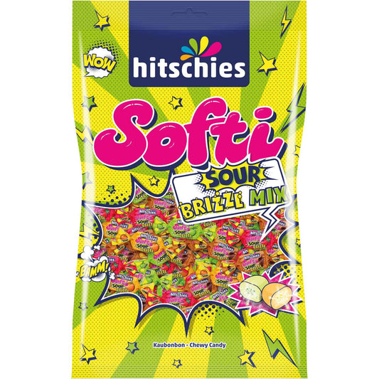 Hitschies Softi Sour Brizzl Kaubonbon Mix 1kg Beutel