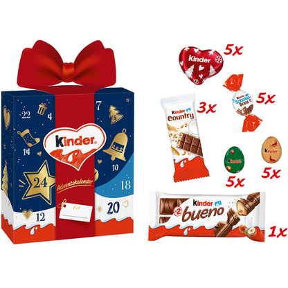 Ferrero kinder & Co Mix Geschenkbox - Adventskalender 214g