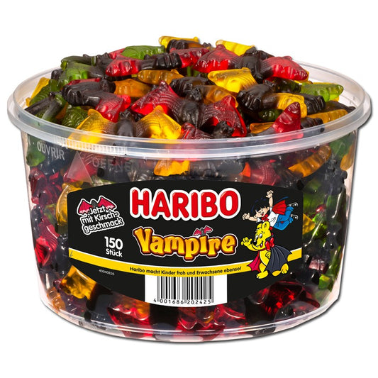 Haribo Vampire Fruchtgummi Lakritz - 150 Stück