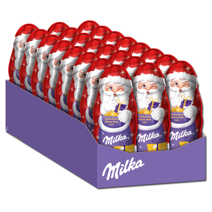 Milka Weihnachtsmann - Vollmilch Schokolade 24 Stück je 45 g