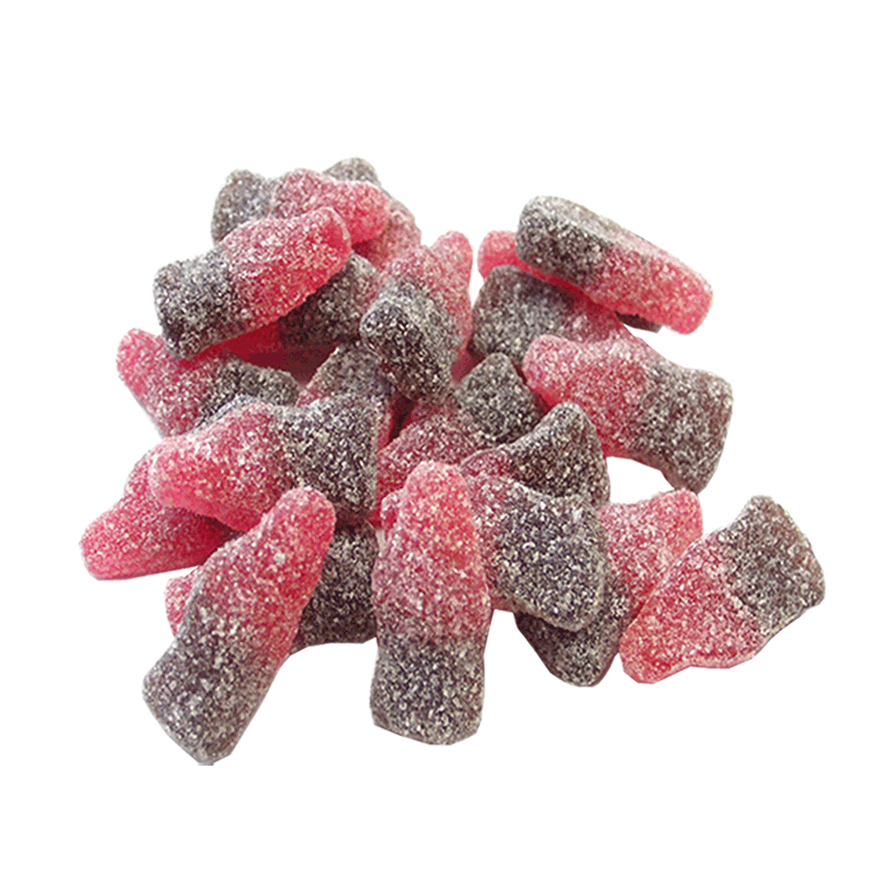 Saure Fruchtgummi-Cherry Colaflaschen 2 kg