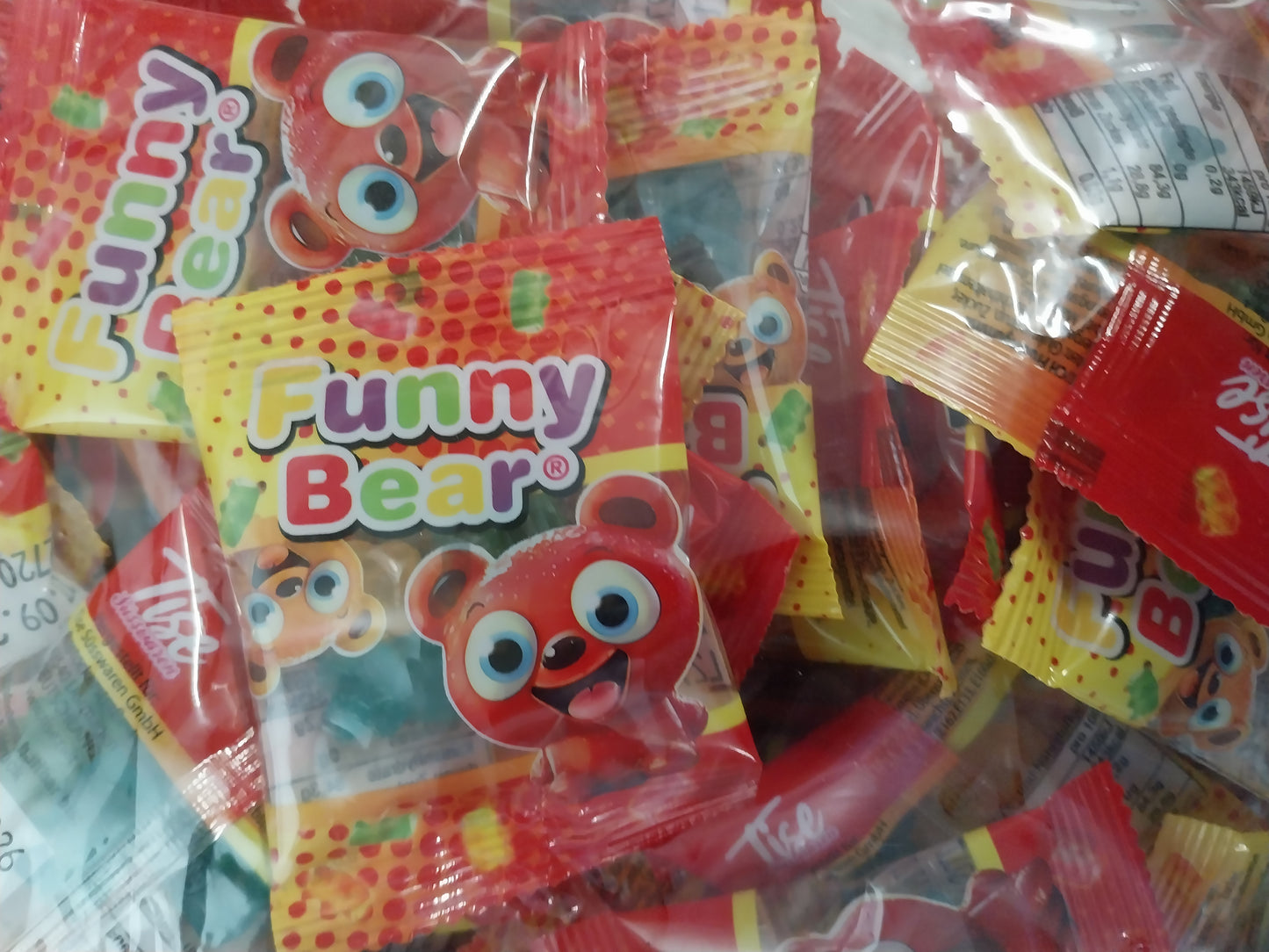 Gummibären Beutel  Fruchtgummi,Karneval- Fasching-Wurfmaterial- 680g