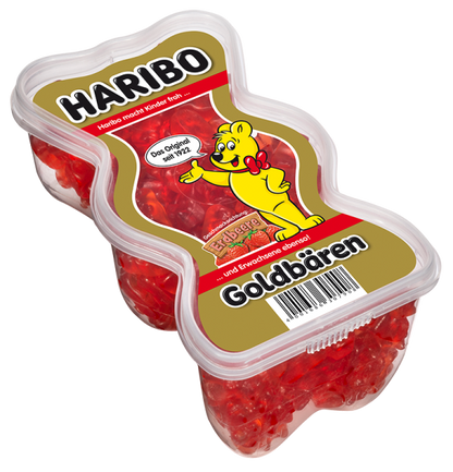 Haribo Goldbären - Erdbeere - Limited Edition- Fruchtgummi - Dose 450g