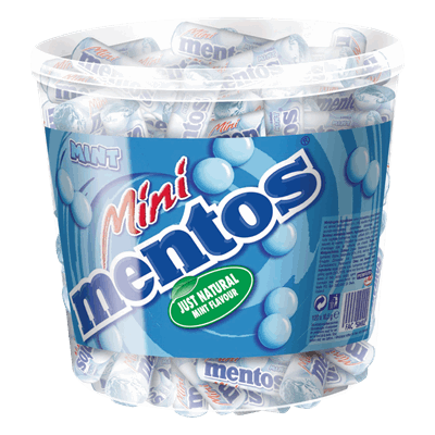 Mentos Mini Mint Mix 120 Stück - 1,26 kg Dose