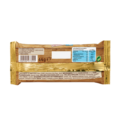 hanuta Einzelportionen Haselnuss Schnitte, 2er - 18 x 44 g Riegel