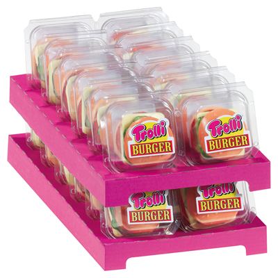 Trolli Fruchtgummi Burger - 24 x 50 g Karton