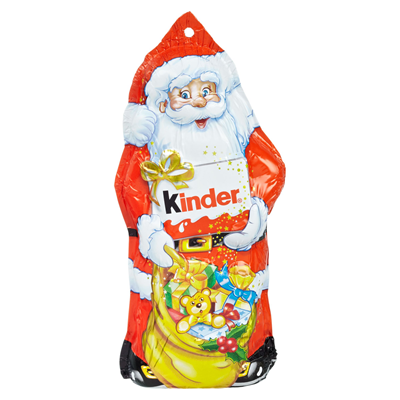 Kinder Schokolade Weihnachtsmann mit Milchcreme - 55g Packung