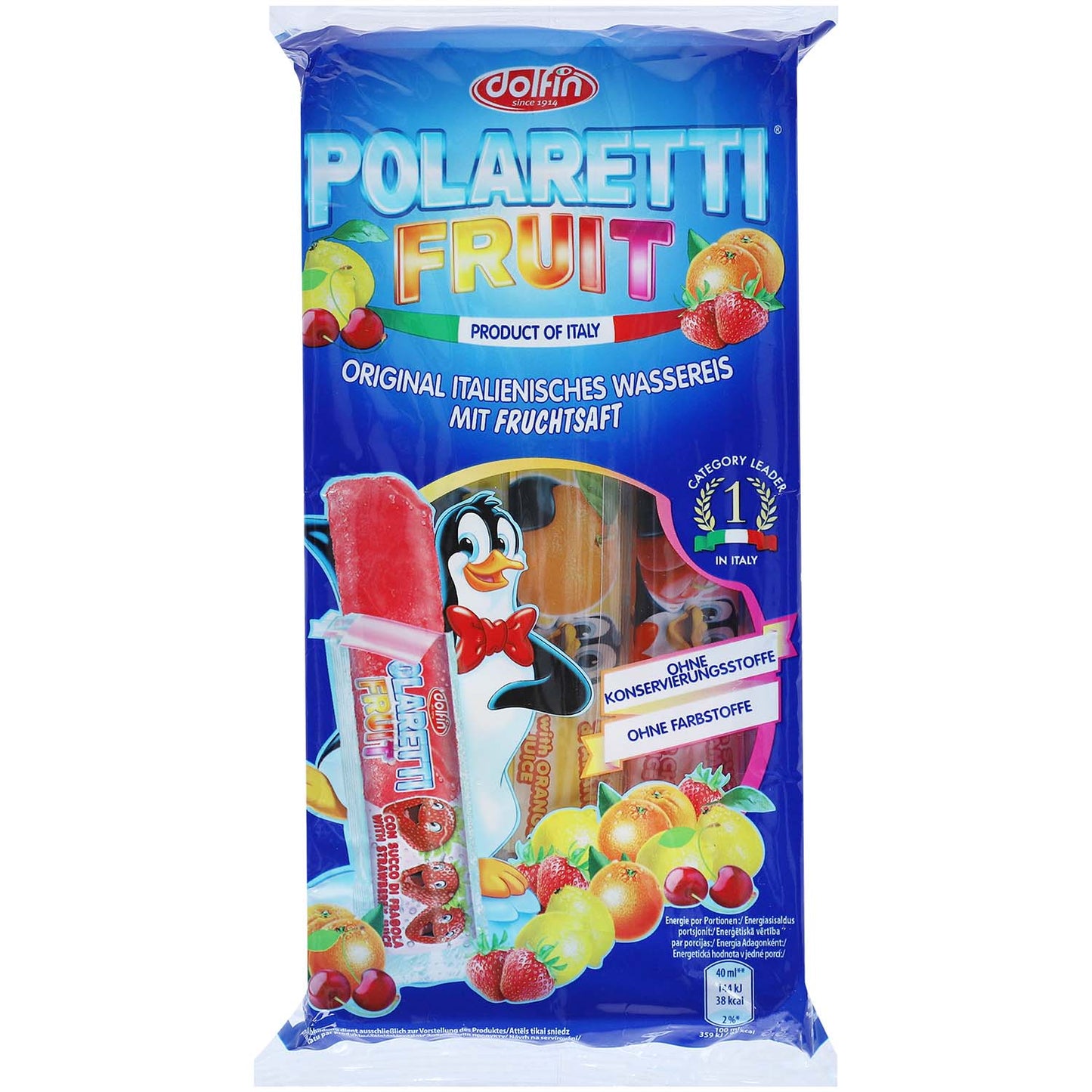 Dolfin Polaretti Fruit 10x40ml Wassereis