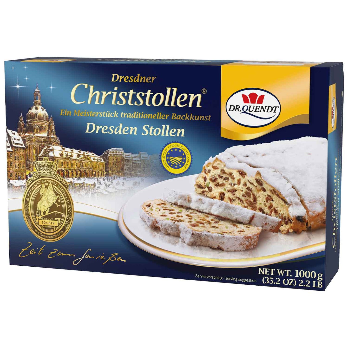 Dr. Quendt Dresdner Christstollen 1kg