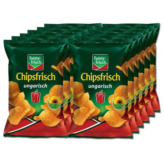 Funny Frisch Chipsfrisch ungarisch 12 Beutel je 40g