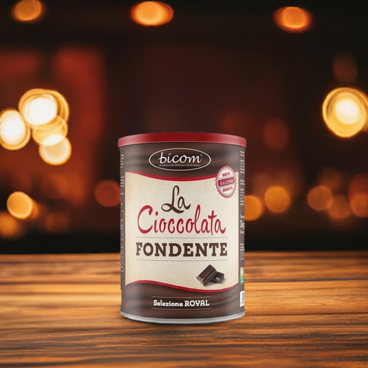 Bicom Trinkschokolade Italienische 1000g Royal Selection Fondente/Bitter Dose