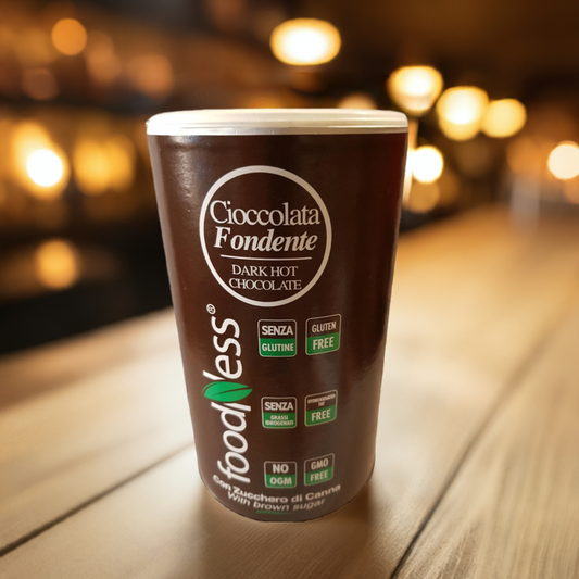 FoodNess Trinkschokolade italienische Kakao Spezialität Bitter/Fondente 500g Dose