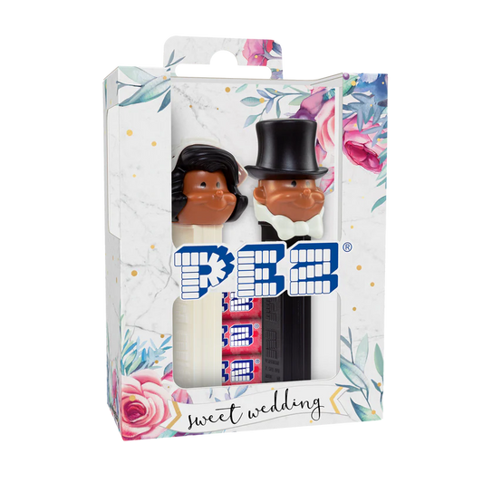 PEZ Brautpaar dunkler Teint     Braut und Bräutigam
