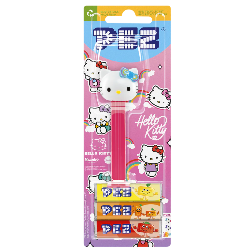 PEZ Spender Hello Kitty mit blauer Masche