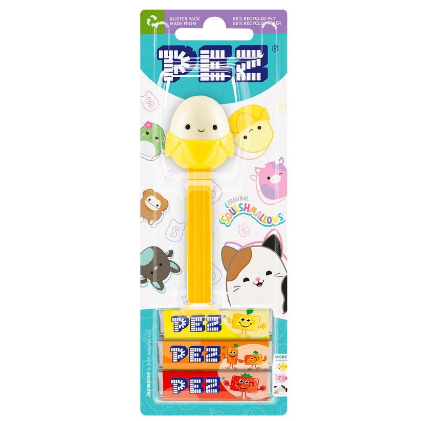 PEZ Spender Orginal Squishmallows   - Banane Junie