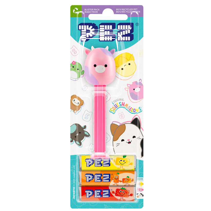 PEZ Spender Orginal Squishmallows  - Kuh Patty