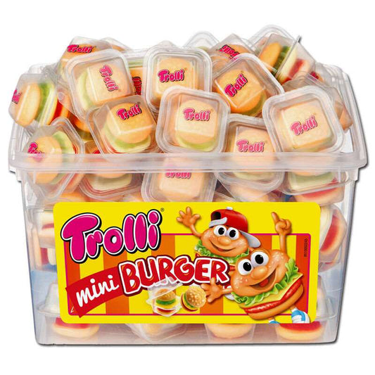 Trolli Mini Burger- kindergeburtstag 60 Stück x 10g