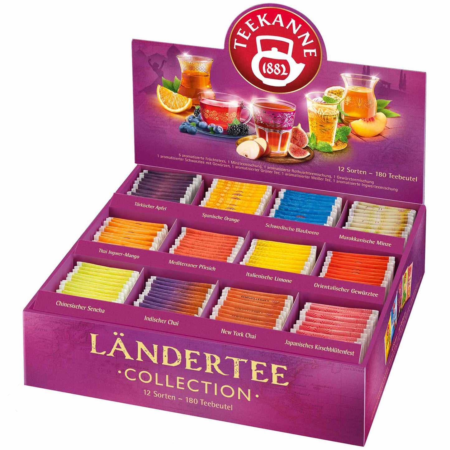 Teekanne Ländertee Collection Box