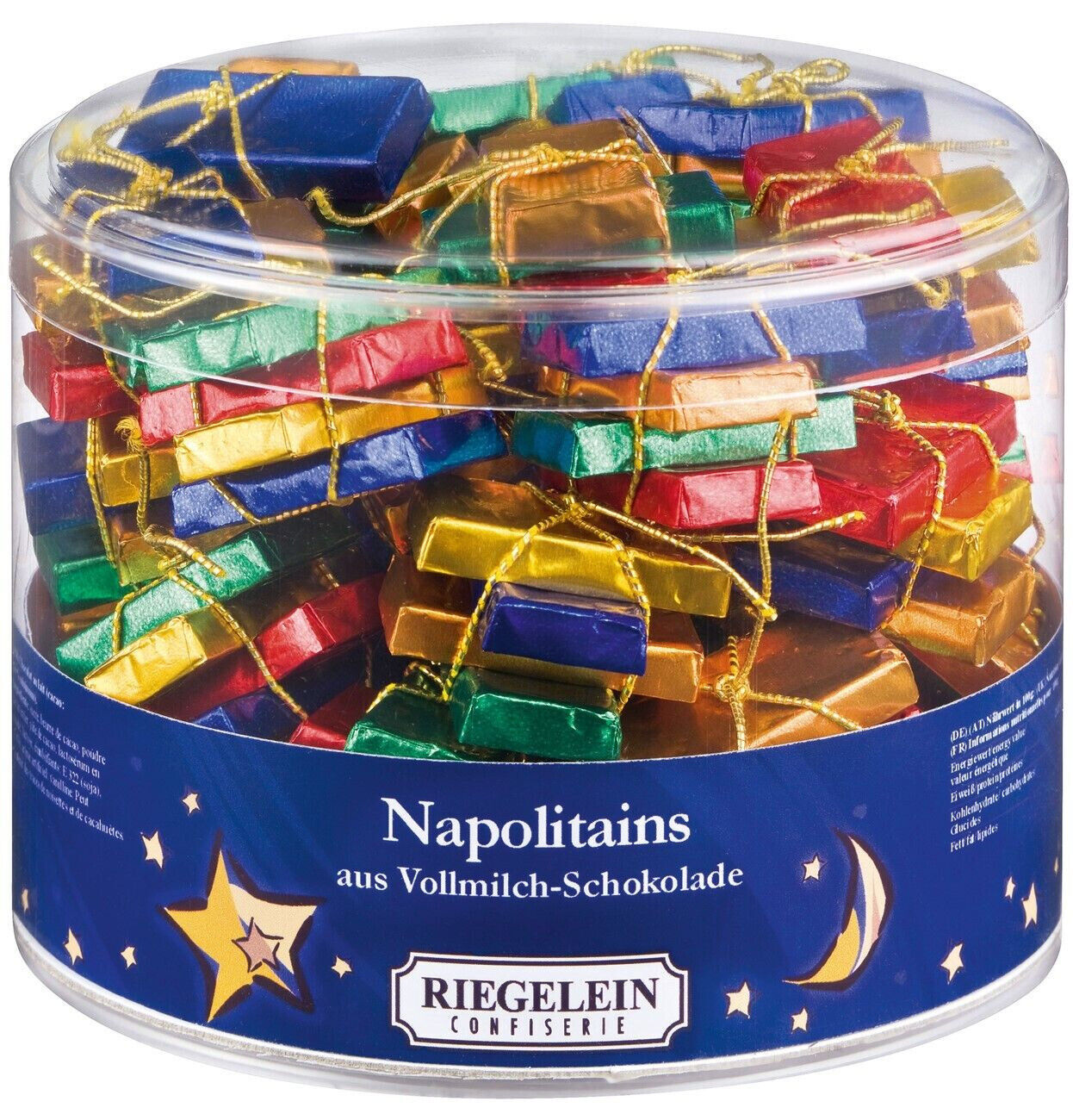 Riegelein Napolitains 4er Bündel - Schokolade - 25 Stück - 282g