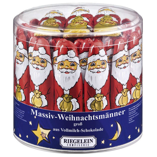 Riegelein Weihnachtsmänner massiv - Schokolade - ca.58 Stück 812,5g