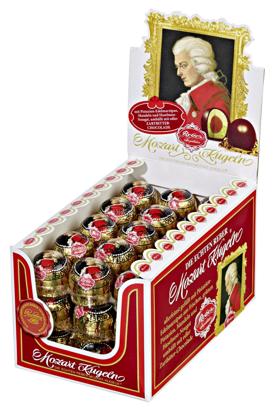 Reber Mozart Kugeln - Pralinen - Mozartkugeln - 45 Stück - 900g