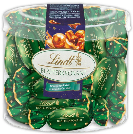 Lindt Blätterkrokant Weihnachten Schokolade 25 Stück x 18g